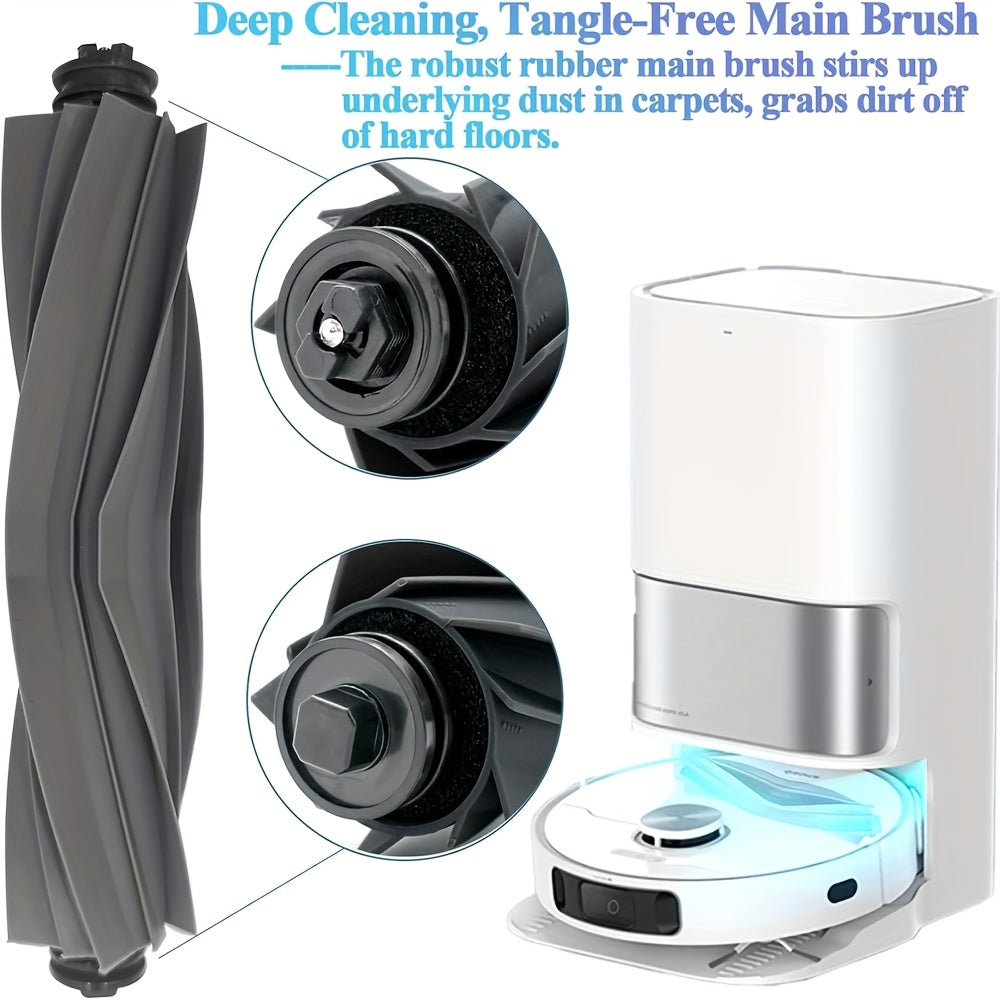 24pcs Accessories Kit for Dreame L10s Ultra\u002F L10 Ultra Robot Vacuum Replacement Parts Including 1 Main Brush 4 HEPA Filters 6 Sidebrushes 6 Mop Pads 6 Dust Bags 1 Cleaning Brush