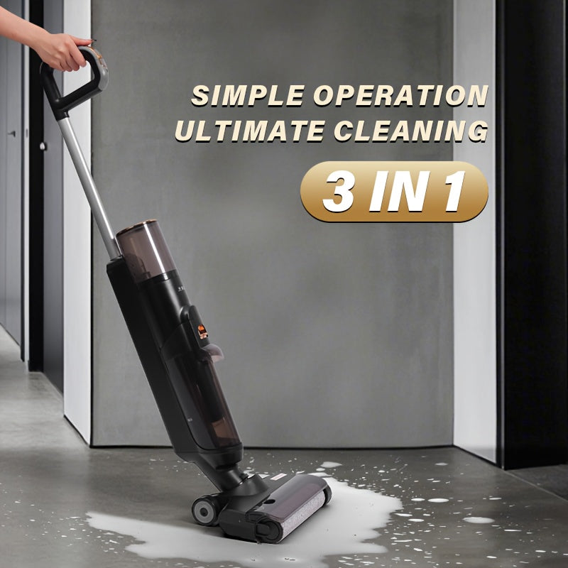 A Multifunctional Vacuum And Mopping Device That Operates Both Wet And Dry, Ideal for Cleaning Floors, Carpets, And Pet Hair