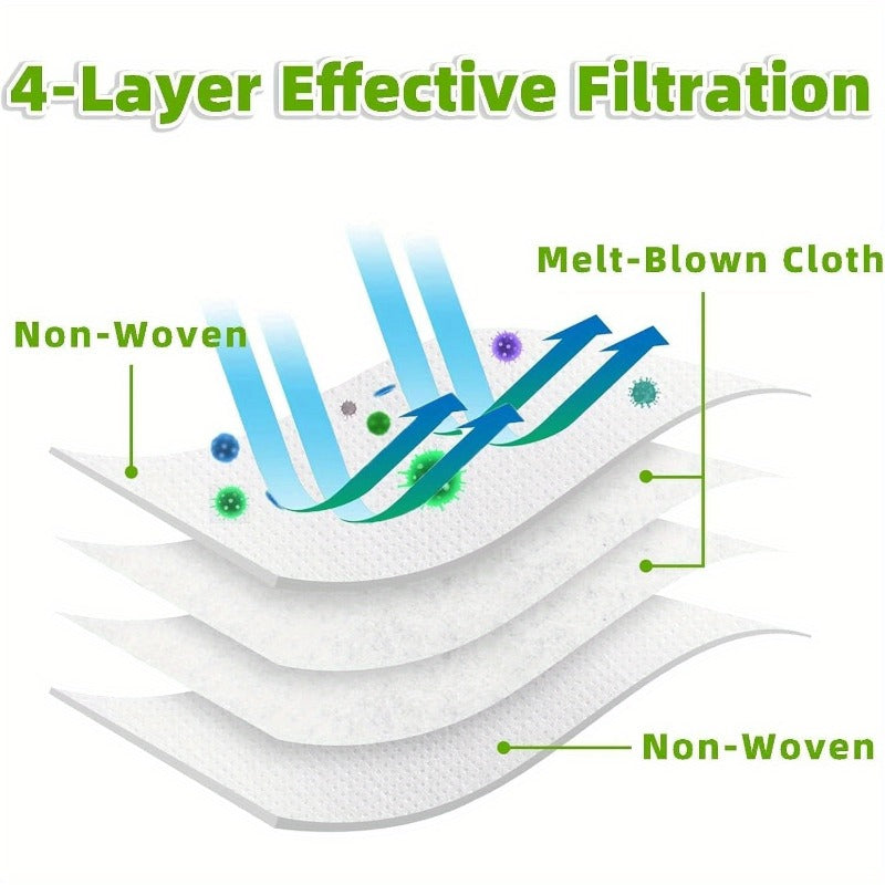 6pcs Dust Bags Suitable for BOBSWEEN UltraVision Self-Cleaning Robot Vacuum Accessories, Dust Bags with Carbon
