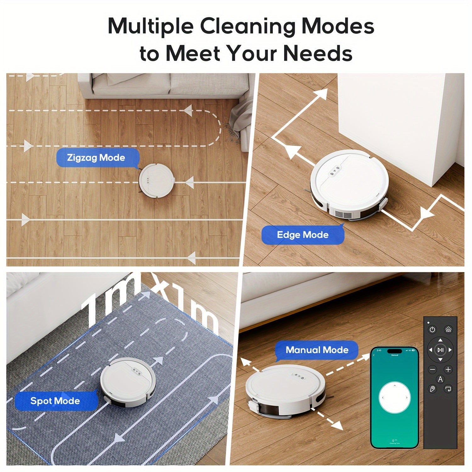 This Is a Robotic Vacuum And Mop Combination Featuring Powerful 5000PA Suction, Various Cleaning Modes, And a 2-In-1 Design. It Can Be Controlled Via an App, Remote, Or Alexa Voice Commands