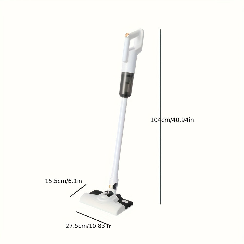 Wireless Stand-Up Vacuum Cleaner • 7000Pa Strong Suction • Replaceable Brush Head • with Mop Function for Thorough Corner-to-Corner Cleaning