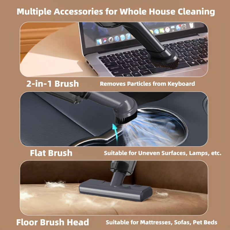 Corded Stick Vacuum Cleaner Corded Stick Vacuum Cleaner with Mop - Wash and Mop All-in-One, Ultra-Strong Suction, Quiet Handheld Vacuum Suitable for Home, Dry\u002FWet Cleaner with & Filter