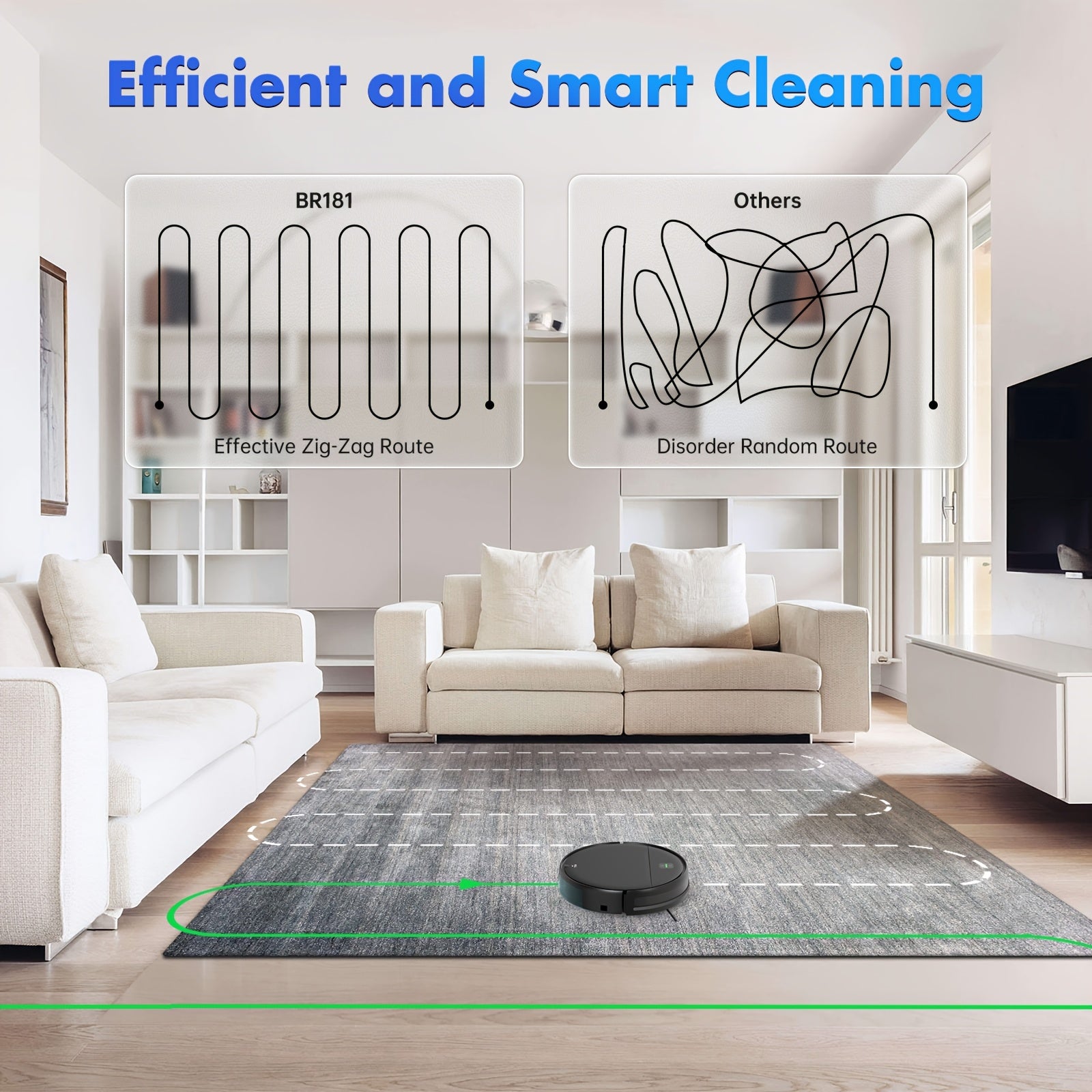 MAMNV 3-in-1 Intelligent Robot 5000Pa Vacuum Cleaner | Automatic Charging, Fixed-point Sweeper, Voice & App Control, Wet Suction Mopping, for smart Home Cleaning, Birthday & New Year Gifts