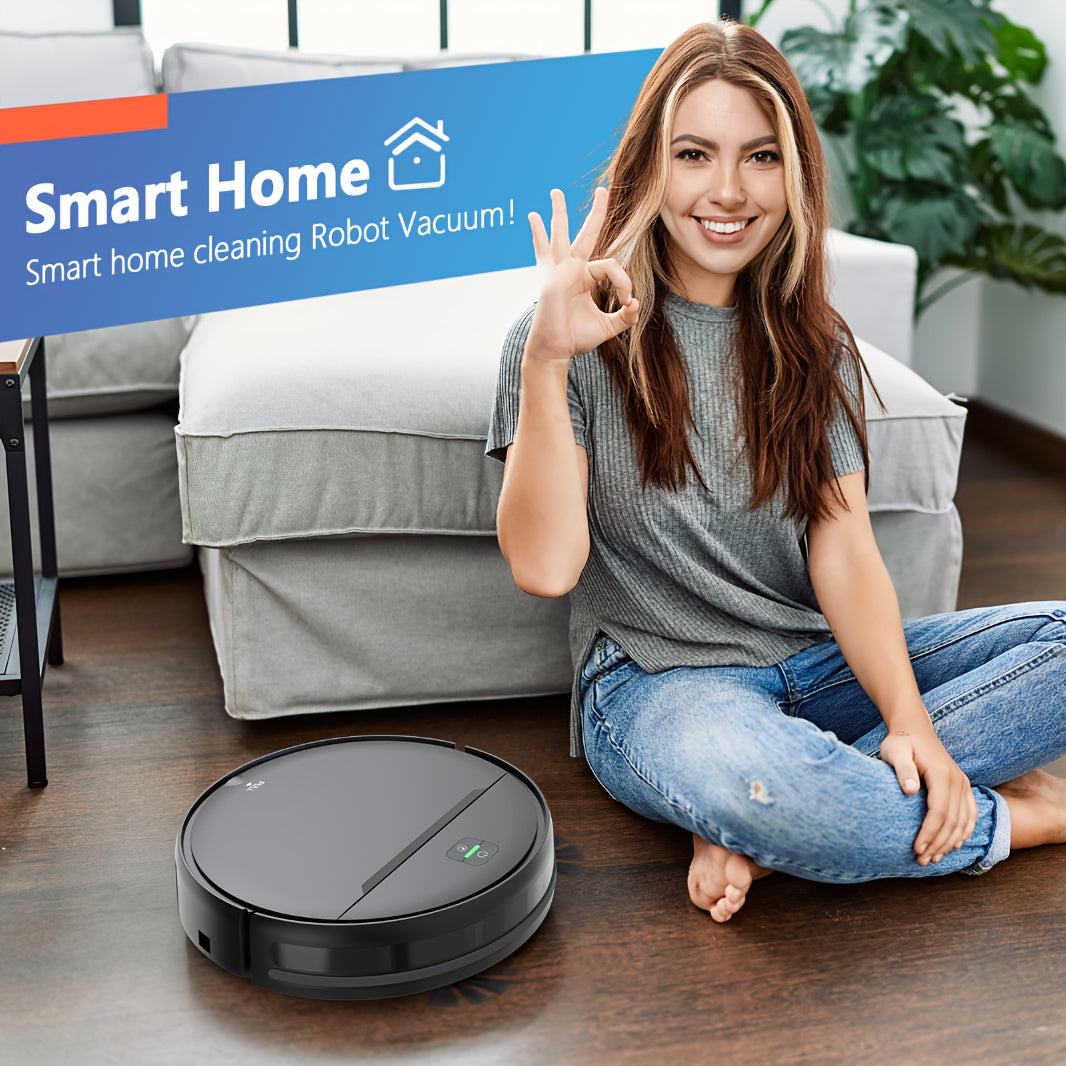 MAMNV 3-in-1 Intelligent Robot 5000Pa Vacuum Cleaner | Automatic Charging, Fixed-point Sweeper, Voice & App Control, Wet Suction Mopping, for smart Home Cleaning, Birthday & New Year Gifts