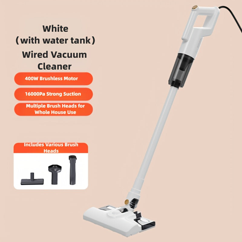 Corded Stick Vacuum Cleaner Corded Stick Vacuum Cleaner with Mop - Wash and Mop All-in-One, Ultra-Strong Suction, Quiet Handheld Vacuum Suitable for Home, Dry\u002FWet Cleaner with & Filter
