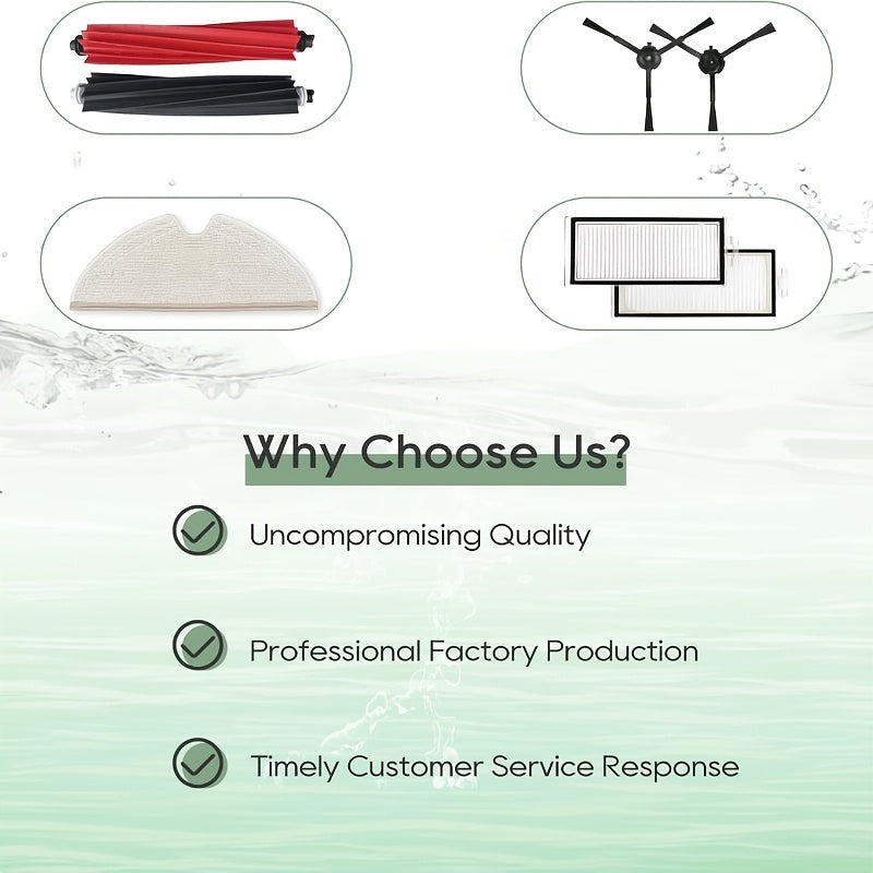 Replacement Parts for Roborock Q5 Pro, Q5 Pro+, Q5 Max+, Q5 DuoRoller+, Q8 Max, Q8 Max+ and Plus Robot Vacuums, Robot Vacuum Parts, Parts & Accessories