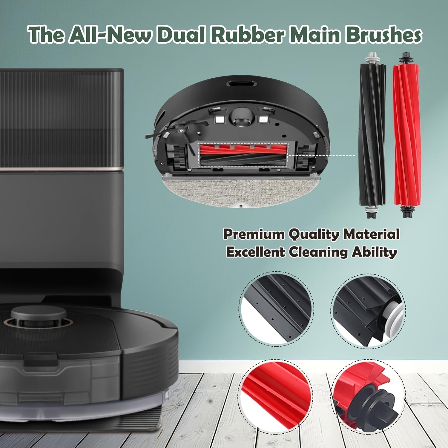 Replacement Parts for Roborock Q5 Pro, Q5 Pro+, Q5 Max+, Q5 DuoRoller+, Q8 Max, Q8 Max+ and Plus Robot Vacuums, Robot Vacuum Parts, Parts & Accessories